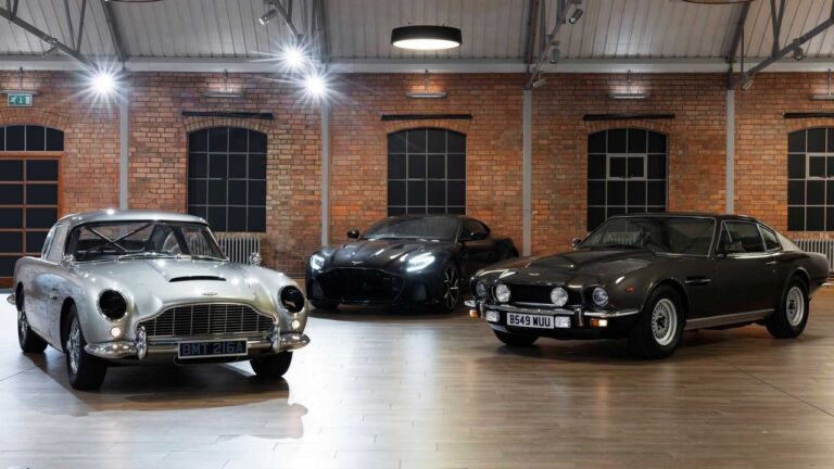 Aston Martin DB5 e le altre auto di Bond