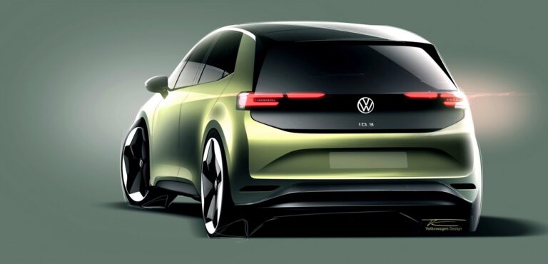 Volkswagen ID.3: i bozzetti del restyling