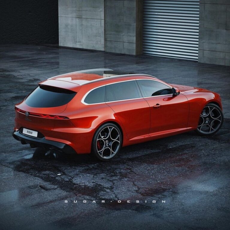Alfa Romeo Giulia SW: il rendering di Sugar Chow