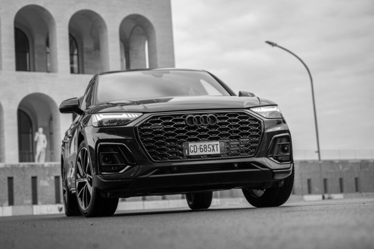 Audi Indentity Black: le foto del test a Roma