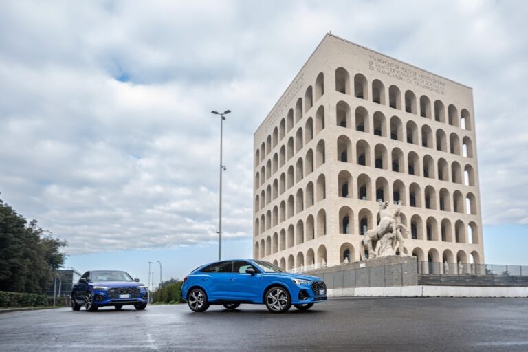 Audi Indentity Black: le foto del test a Roma
