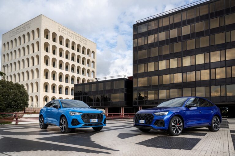 Audi Indentity Black: le foto del test a Roma