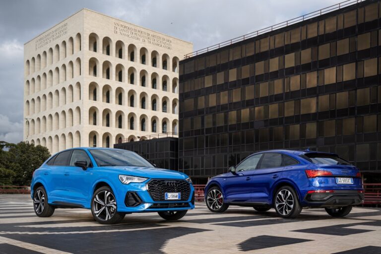 Audi Indentity Black: le foto del test a Roma
