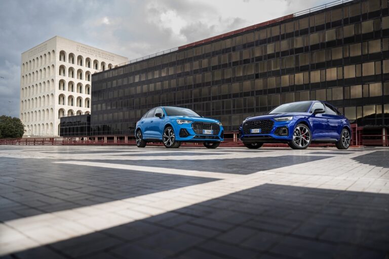 Audi Indentity Black: le foto del test a Roma