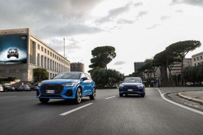 Audi Indentity Black: le foto del test a Roma