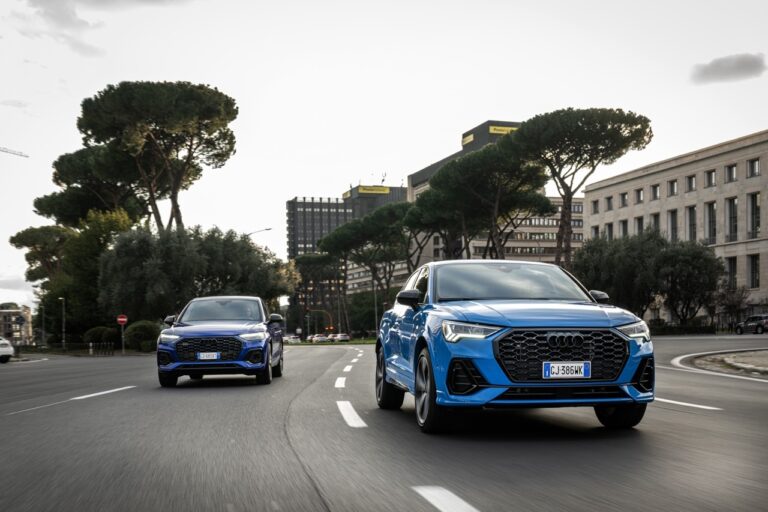 Audi Indentity Black: le foto del test a Roma