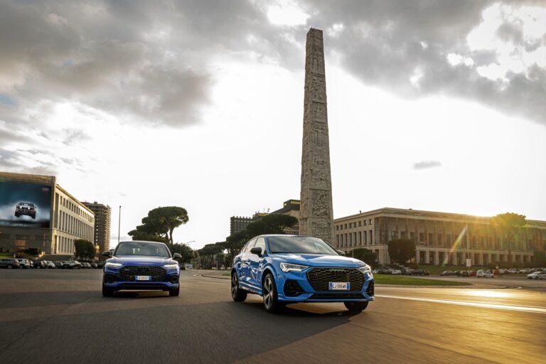 Audi Indentity Black: le foto del test a Roma