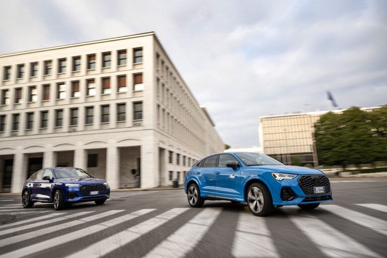 Audi Indentity Black: le foto del test a Roma