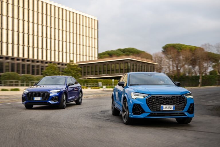 Audi Indentity Black: le foto del test a Roma