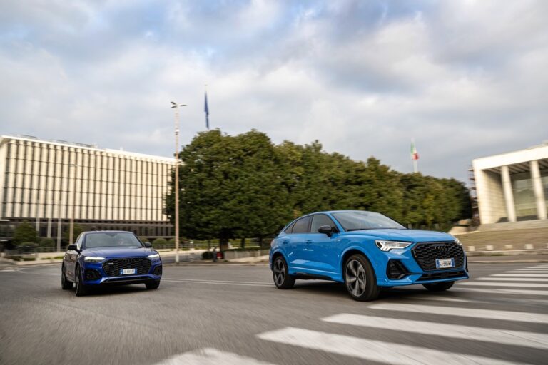Audi Indentity Black: le foto del test a Roma