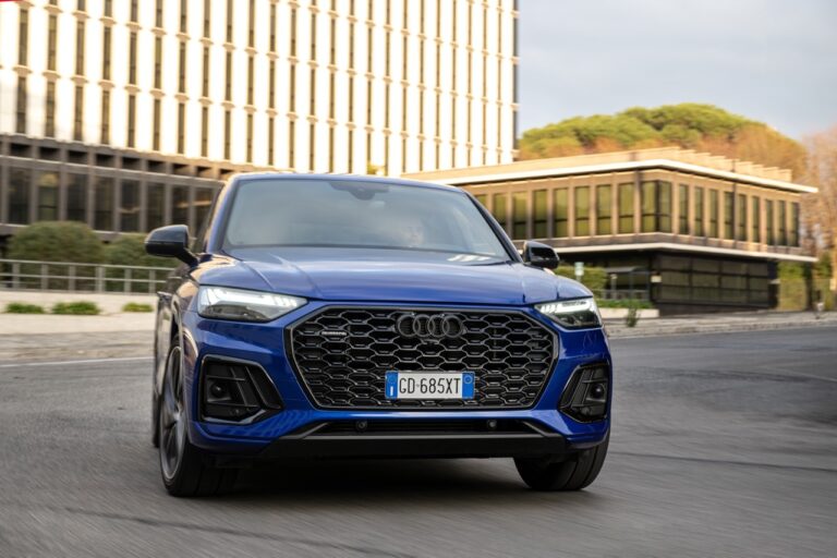 Audi Indentity Black: le foto del test a Roma