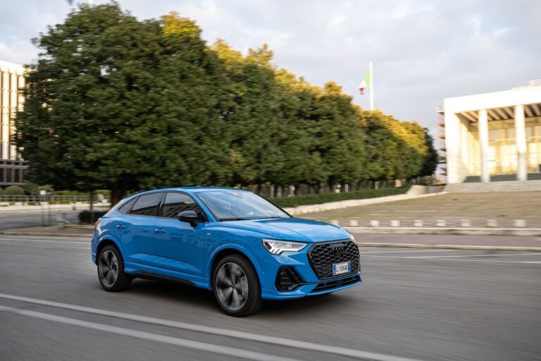 Audi Indentity Black: le foto del test a Roma