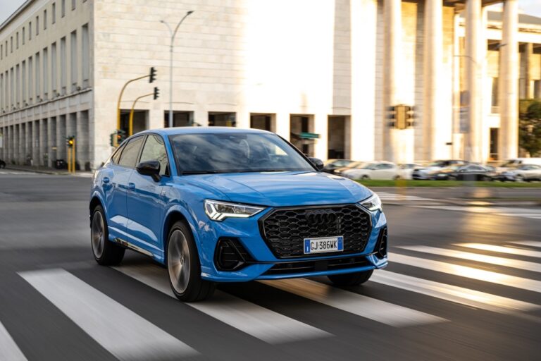 Audi Indentity Black: le foto del test a Roma