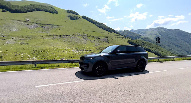 Range Rover Sport plug-in hybrid: le foto della prova su strada