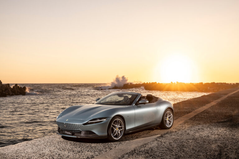 Ferrari Roma Spider: le foto della prova su strada